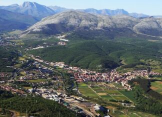 Foto aérea de Guardo