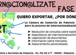 La Cámara de Comercio continúa trabajando en el desarrollo de la expansión de empresas palentinas hacia el mercado exterior
