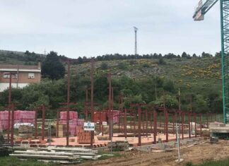 Aguilar anuncia que abrirá el proceso para solicitar las viviendas sociales 10 meses después de convocar a los vecinos interesados Imagen de una construcción de viviendas en Aguilar de Campoo.