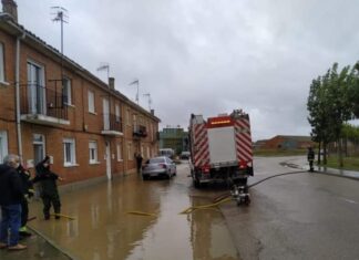 Tromba de agua en Amusco