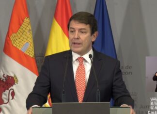 Mañueco: “Ciudadanos nos ha traicionado al pactar los presupuestos a espaldas de este presidente” Comparecencia Mañueco convocatoria elecciones anticipadas Castilla y León