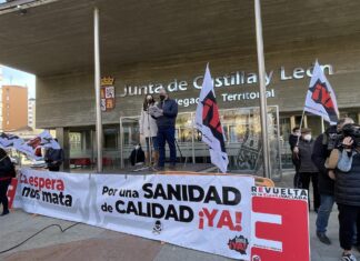 ‘Palencia España Vaciada’, candidatura palentina de la España Vaciada al 13F Imagen de una manifestación de la Revuelta de la España Vaciada