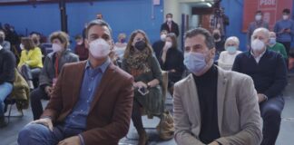 Pedro Sánchez y Luis Tudanca en Palencia - Foto de Carlos Mateo Europa Press