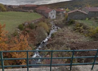 ¡Agua va, pero limpia!, Montaña Palentina abajo Río Camesa en Salcedillo.