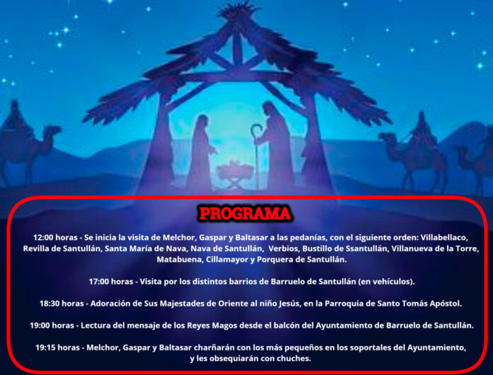 Reyes en Barruelo de Santullán. Reyes en Barruelo de Santullán.