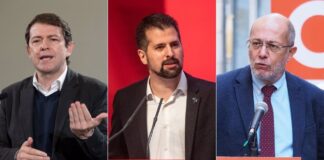 Mañueco, Tudanca e Igea. Los candidatos de los tres partidos con grupo parlamentario propio en las Cortes, PSOE, Luis Tudanca; PP, Alfonso Fernández Mañueco, y Ciudadanos (Cs), Francisco Igea, se verán este lunes, 31 de enero, en un "atípico" debate ya que el candidato de la formación naranja tendrá que intervenir de forma telemática al dar positivo por Covid-19 el pasado viernes y verse obligado a confinarse durante siete días. POLITICA CASTILLA Y LEÓN ESPAÑA EUROPA VALLADOLID