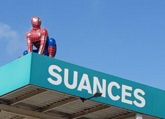 Spiderman, desde su atalaya en Palencia.