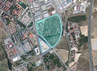 Sector S4AE, por donde se pretende ampliar el polígono. SIGPAC