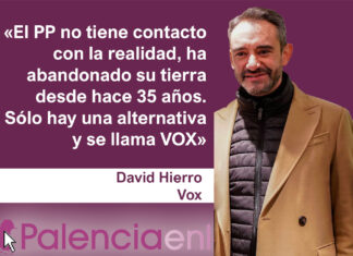 David Hierro (VOX): «El PP no tiene contacto con la realidad, ha abandonado su tierra desde hace 35 años. Sólo hay una alternativa y se llama VOX» Elecciones en Castilla y León 2022 David Hierro Vox Palencia