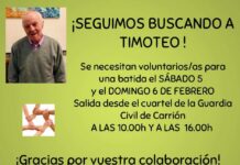 Llamamiento: se necesitan voluntarios para buscar a Timoteo