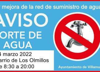 Agua en bidones en Los Olmillos de Villamuriel mientras se ejecutan obras en la Red de abastecimiento