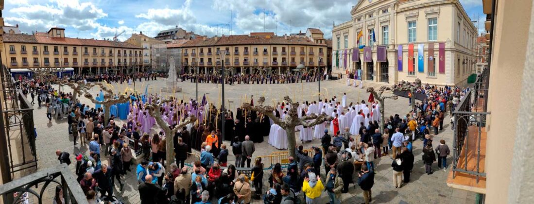 Procesi&oacute;n Domingo de Ramos Semana Santa Palencia 2022