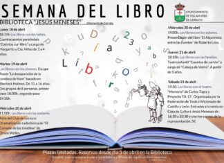 Inauguración, escape room y presentaciones en la Semana del Libro de Villamuriel