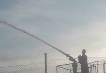 Incendio papelera Dueñas