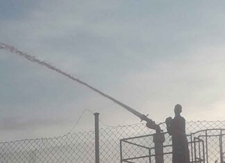 Incendio papelera Dueñas