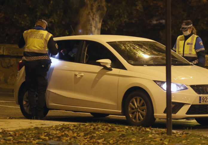 Policía local control palencia triplete volante Palencia