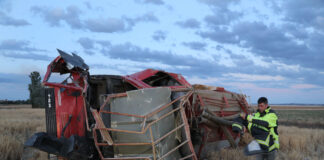heridos tres bomberos ampudia