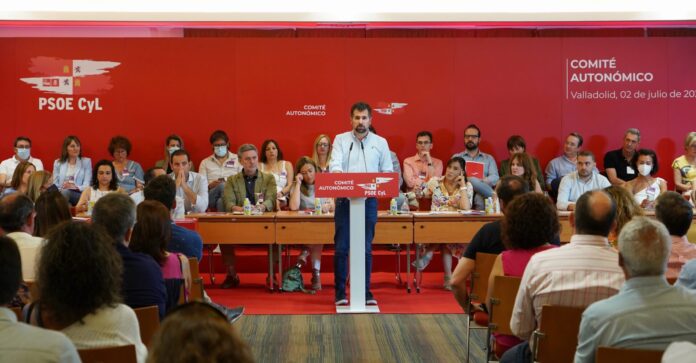 El PSOE de Castilla y León reúne al Comité Autonómico en Valladolid Tudanca no se va