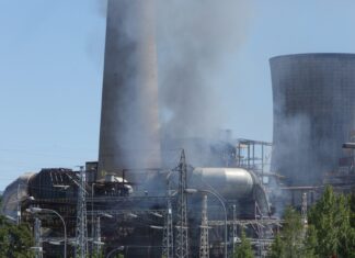 Incendio en la Central Térmica de Cubillos del Sil (León)