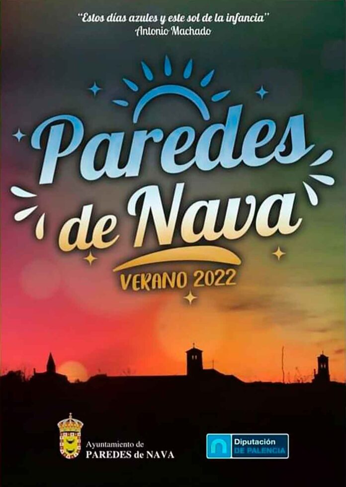 Cartel del programa cultural de verano de Paredes de Nava