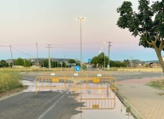 Doble reventón en Venta de Baños