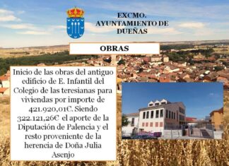 Arranca la conversión de un antiguo colegio en viviendas en Dueñas