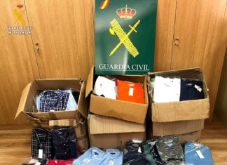 prendas falsificadas Guardia Civil
