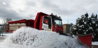 Nevada en el norte de Palencia,