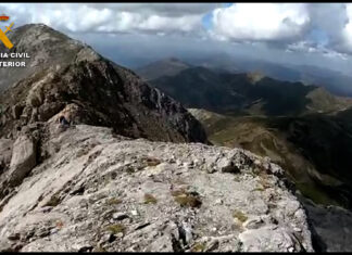 Evacuada en helicóptero una senderista que se lesionó el tobillo en el descenso del pico Espigüete Rescate Espigüete