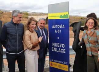 Entra en servicio el nuevo enlace de la A-67 en Quintanilla de las Torres (Palencia) para mejorar la conexión con Cantabria
