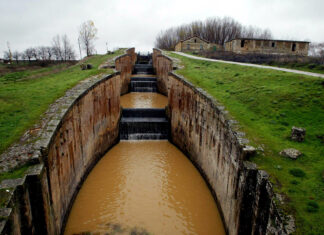 Firmado: la esclusa cuádruple de Frómista tendrá iluminación ornamental