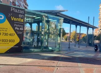 Parking Pío XII, tu propio parking en pleno centro de Palencia parking pio xii fuera