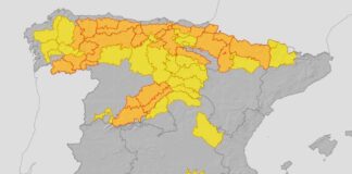 Alerta nevadas norte de Palencia
