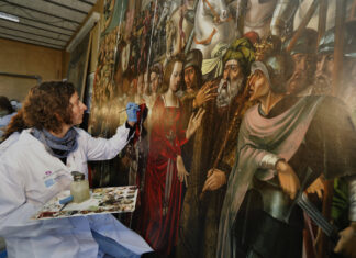 240.000 euros para reeditar la unión Diputación-Obispado en el Taller de Restauración de Palencia