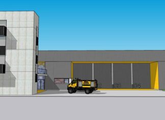 Aguilar y Saldaña tendrán Parques profesionales de Bomberos por 4,6 millones de euros Parque de bomberos de Saldaña