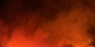 Imagen del incendio de Cascajares - Fuente: empresa Cascajares