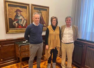 Ángeles Armisén se reúne con Alfonso Jiménez de Cascajares