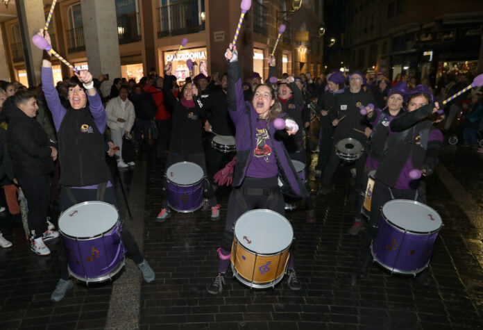 Manifestación en el Día Internacional de la Mujer en Palencia