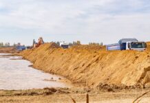 Zona de minas para préstamos entre Frómista y Piña.