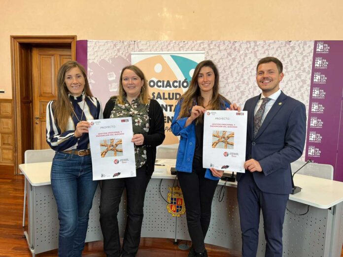 PREVENCIÓN-DEL-SUICIDIO-EN-PALENCIA El programa de “Gestión Emocional y Prevención del Suicidio” desarrollado por Salud Mental Palencia y el Ayuntamiento de Palencia llega hasta la fecha a 1.058 personas de 7 centros educativos de la capital