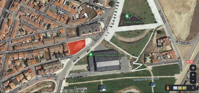 Captura Google Maps Calle Luis Vives Palencia