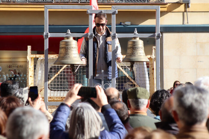 Exhibición de toques de campanas en León