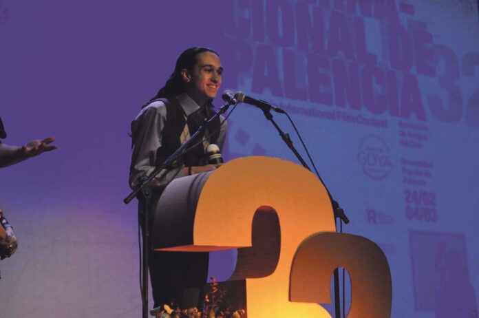 David Montes en la 32 Muestra de Cine Internacional de Palencia David Montes en la 32 Muestra de Cine Internacional de Palencia