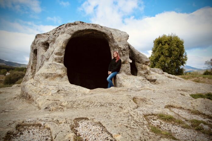 Sara Rubayo en otro de sus viajes de promoción de Palencia. Campaña turismo Diputación