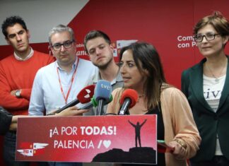 Andrés vuelve a lograr ser la más votada, pero dependerá de Vamos Palencia para alcanzar la Alcaldía miriam andres comparece tras el escrutinio