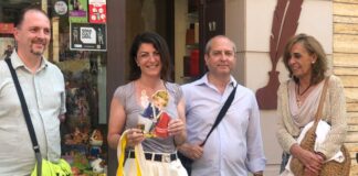 Macarena Olona visita Palencia para apoyar la candidatura de Caminando Juntos