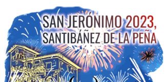 Cartel de las fiestas de Santibáñez de la Peña 2023