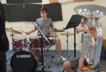 Curso de músicas creativas, improvisación y jazz IMPROWEEK en el Conservatorio de Palencia. A. Acitores