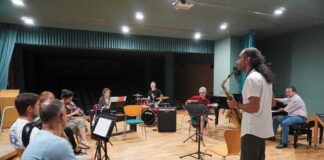 Curso de músicas creativas, improvisación y jazz IMPROWEEK en el Conservatorio de Palencia. A. Acitores
