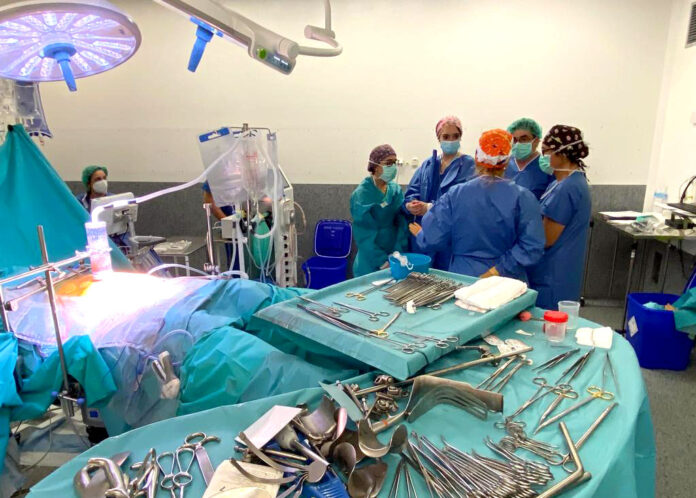 Unidad de cirugía oncológica peritoneal' del Hospital Universitario Río Hortega Interior de un hospital de la Comunidad. / ICAL